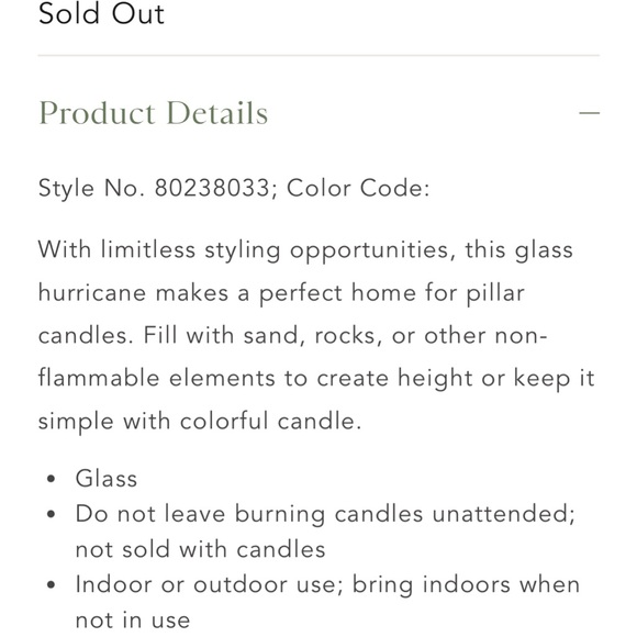 PRICE FIRM✨Massive Glass Hurricane * - Picture 4 of 10